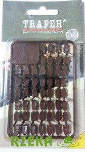 stopery do kulek i pelletu MAŁE BRĄZOWE- TRAPER