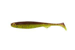 przynęta gumowa FOX RAGE UV Slick Shad Green Pumpkin - dł. 9cm