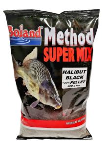 zanęta Method Super Mix BOLAND + pellet Halibut Black- op. 1kg