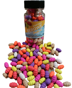 pinki mix MC KARP 6/8mm Serowe wafters