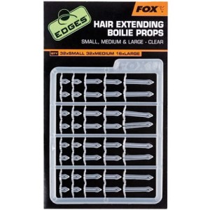 Stopery do kulek FOX Edges Hair Extending białe
