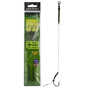 przypon karpiowy CARPEX Combi dł.20cm / 25lb / nr.2 / op.2szt