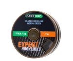 materiał przyponowy CARP PRO Coated Hooklink Weedy Green dł.7m. 15lb/6.7kg zielony