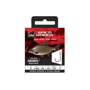 przypon gotowy DAM SPEZI Bream 0,16mm / nr 12 / op. 10szt.