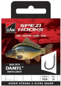 przypon gotowy DAM SPEZI Carp 0,30mm / nr 4 / op. 10szt.