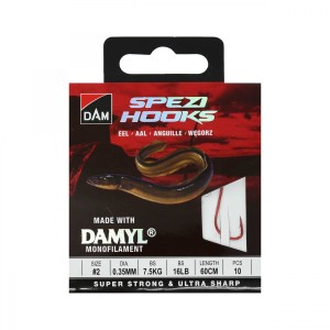 przypon gotowy DAM SPEZI Eel 0,30mm / nr 4 / op. 10szt.