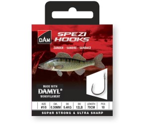 przypon gotowy DAM SPEZI Zander 0,30mm / nr 1/0 / op. 10szt.