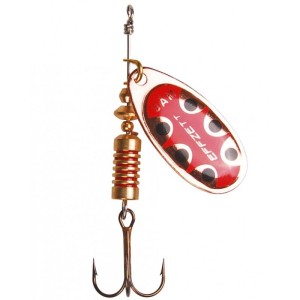 błystka obrotowa EFFZETT Standard Spinner nr 1 / 3g - Silver Black Dot