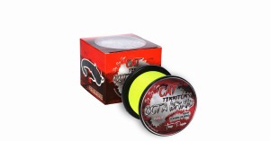 plecionka sumowa MIKADO Cat Territory OCTA BRAID - fluo żółta - 0,60mm / 61,8kg / dł. 600m