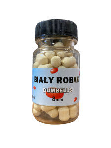 dumbels MC KARP 8mm - Biały Robak