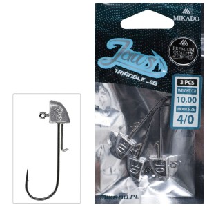 Główki jigowe MIKADO Jaws trójkątna op.3szt/ 10gr-nr.3/0
