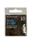 haczyki KAMASAN B911 Barbless Eyed op. 10szt / nr 18