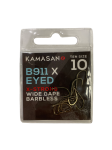 haczyki KAMASAN B911 X-Strong Barbless Eyed op. 10szt / nr 16