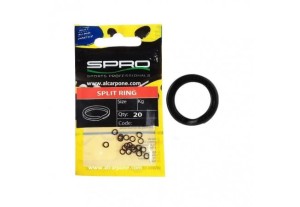 kółko łącznikowe SPRO Matte Black Split Ring 5 op.20szt.