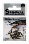SPINWAL agrafka z krętlikiem no.12S-op.10szt.