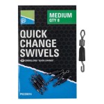 łącznik do wymiany przyponu PRESTON Quick Change Swivels roz.S - op. 8szt.