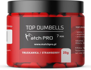 dumbells MATCH PRO 7mm / 25g - Truskawka