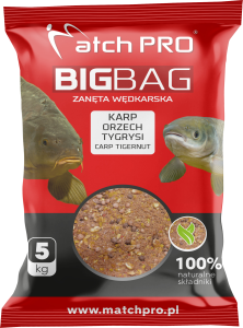 zanęta MATCH PRO Big Bag  Karp Orzech Tygrysi op.5kg 