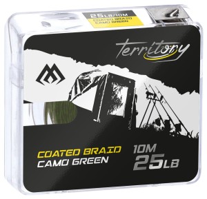 plecionka przyponowa MIKADO Coated Braid 35lbs/10m - zielony camo