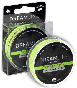 plecionka MIKADO Dreamline Competition - 0.10mm/8.73kg/10m - fluo zielona