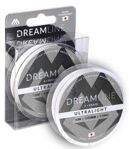 plecionka MIKADO Dreamline Ultralight - 0.058mm/4.43kg/150m - biała