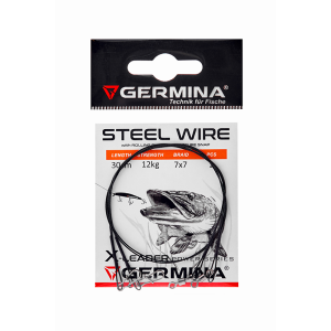 przypon GERMINA Steel Wire X-Leader op. 2szt - 1x7/30cm/12kg