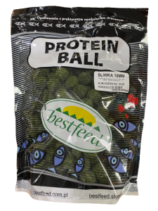 kulki proteinowe BESTFEED Protein Ball 18mm / op. 800g - Śliwka