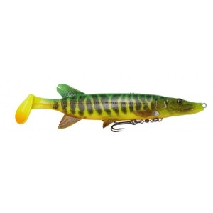 przynęta gumowa SAVAGE GEAR 4D Pike Shad 20cm/65g Slow Sink Firetiger