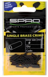 tuleje zaciskowe SPRO Single Brass Crimp śr.1,8x10mm / op.50szt