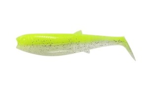 Przynęta gumowa SAVAGE GEAR Cannibal Shad Flou Yellow  Glow dł. 10cm/9gr. 