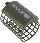 koszyk zanętowy MIKADO okrągły 50g / roz. 32x44 / ciemno oliwkowy / op. 1szt