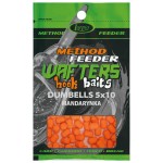 przynęta LORPIO Hook Baits Wafters Dumbells 5x10mm / op. 15g / Mandarynka