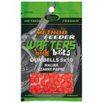 przynęta LORPIO Hook Baits Wafters Dumbells 5x10mm / op.15 gr. / Malina Czarny Pieprz