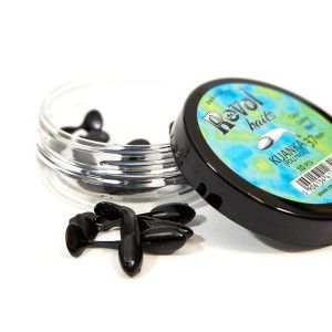 przynęta Kijanka REVOL BAITS dł.37mm - kolor Czarny / zapach Krewetka / 1szt.