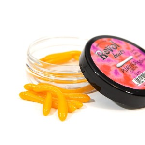 przynęta Pijawka REVOL BAITS dł.50mm - kolor Żółty / zapach Krewetka / 1szt.