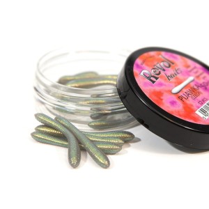 przynęta Pijawka REVOL BAITS dł.50mm - kolor Kameleon Szary  / zapach Krewetka / 1szt.