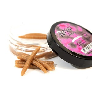 przynęta Larwa Komarnicy REVOL BAITS dł.45mm - kolor Beżowy  / zapach Krewetka / 1szt.