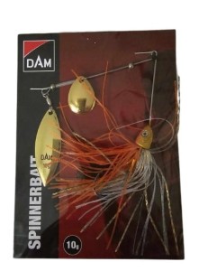 Przynęta  Spinnerbait DAM Gold Orange 10g