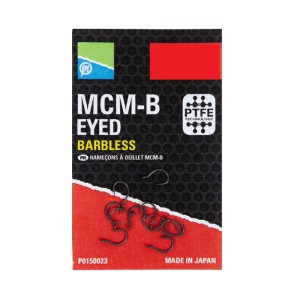 haczyki bezzadziorowe  PRESTON  MCM-B Eyed  nr 12 / op. 10szt.
