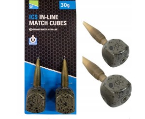 ciężarek PRESTON ICS In-Line Match Cubes 30gr. / op.2szt. 