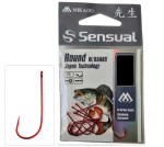 haczyk  MIKADO Sensual Round z zadziorami Red z zadziorem BN nr.6 / op.10szt