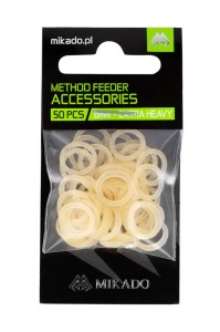 gumki do przynęt Method Feeder transparentny MIKADO 3mm/op.50szt. 