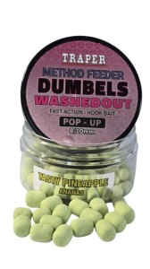 dumbels TRAPER Method Feeder Washedout POP-UP 8/10mm / op.30gr / Ananas