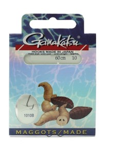 przypony gotowe GAMAKATSU Maggots / Made 1010B / nr.10 /0,14mm / dł.60cm