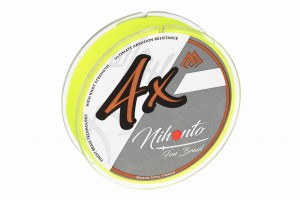 plecionka MIKADO Nihonto Fine Braid 4x- 0.12mm / 8.8kg / 300m - fluo żółta