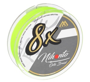 plecionka MIKADO Nihonto Octa Braid 8x- 0.16mm / 12.9kg / 150m - fluo