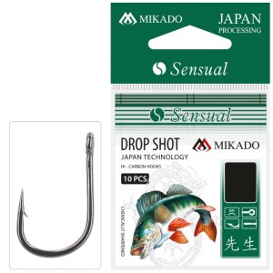 Haczyki Drop Shot MIKADO Sensual nr. 2/0 BN - op. 10szt.
