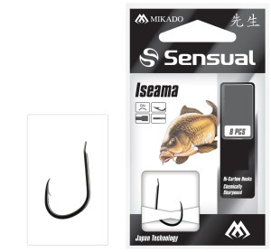 gotowe przypony MIKADO Sensual Iseama nr 8 BN / 0,18mm / dł.70cm / op.8 szt.