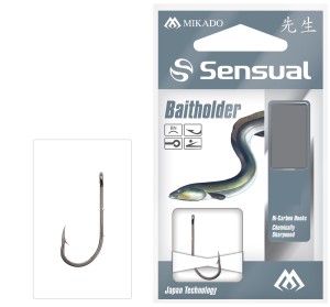 gotowe przypony MIKADO Sensual Baitholder nr 1/0BN  / 0,30mm / dł.70cm / op.8 szt.