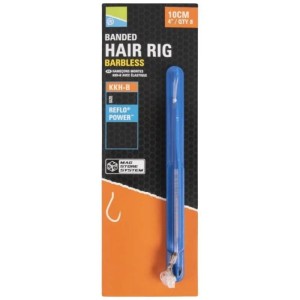 gotowe przypony z gumką PRESTON KKH-B Banded Hair Rigs - dł. 10cm / nr 16